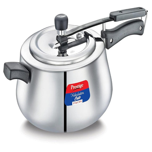 Prestige Nakshatra Cute Svachh Stainless Steel 5 Liter Pressure Cooker 20149