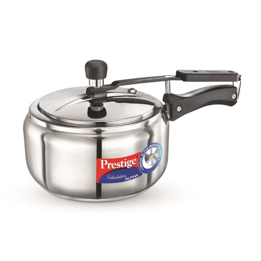 Prestige Nakshatra Alpha Stainless Steel Inner Lid 3.5L Pressure Cooker - 20551