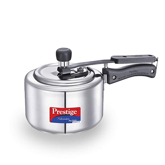 Prestige Svachh Nakshatra Alpha Stainless Steel 2 Liter Pressure Cooker, Silver - 20244