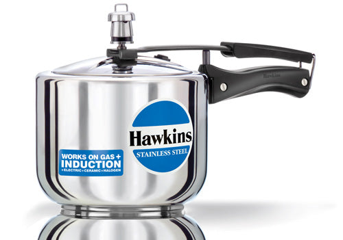 Hawkins Stainless Steel 3 Ltr TALL Pressure Cooker Induction Friendly HSS3T