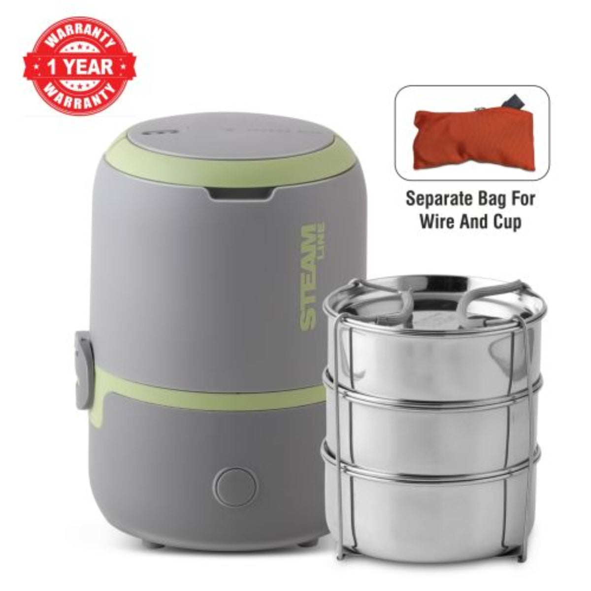 Jaypee Plus Steam Line Electric Lunch Box 900 ml