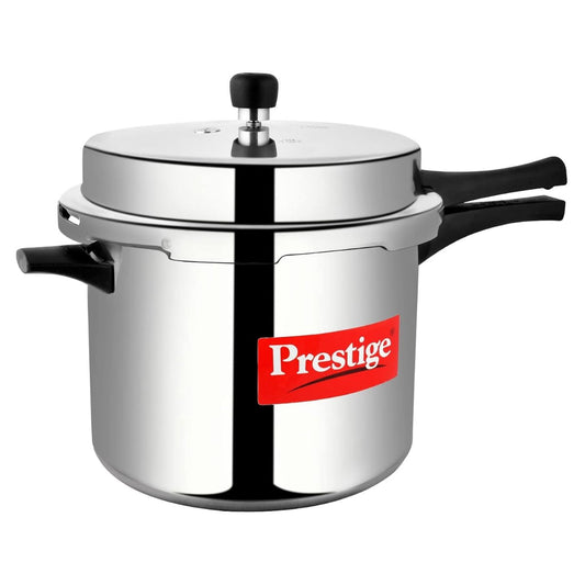Prestige Popular Virgin Aluminium Outer Lid Pressure Cooker, 10L Silver - 10030