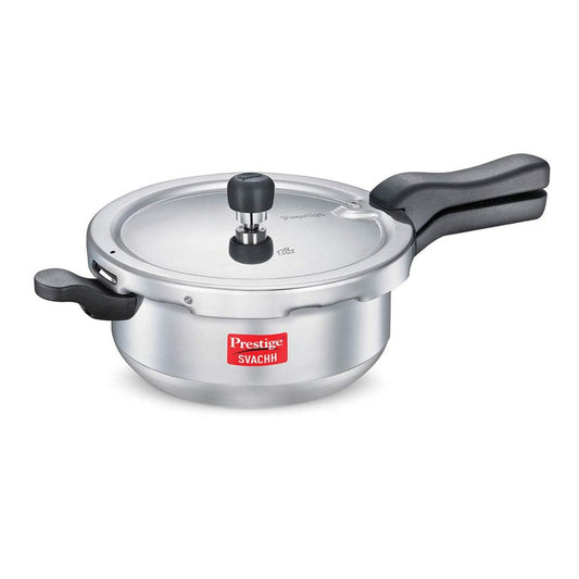 Prestige Svachh Aluminium Outer Lid 3.5 Liter Junior Deep Pan Pressure Cooker - 10728