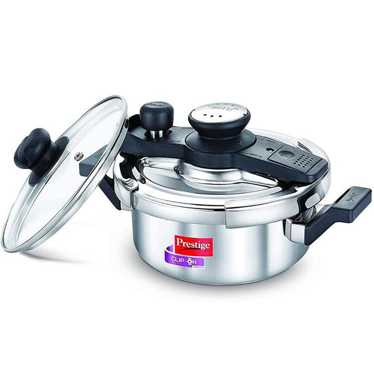 Prestige Clip On Mini Savchh Stainless Steel 2 Liter Pressure Cooker - 20237