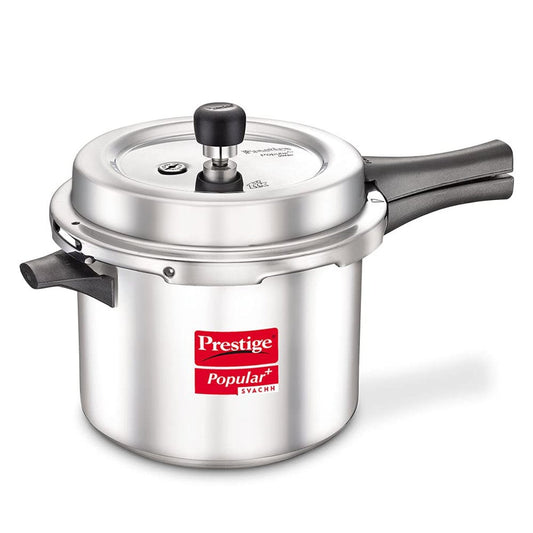 Prestige Popular Plus Svachh Aluminium Outer Lid, 5L Pressure Cooker - 10173
