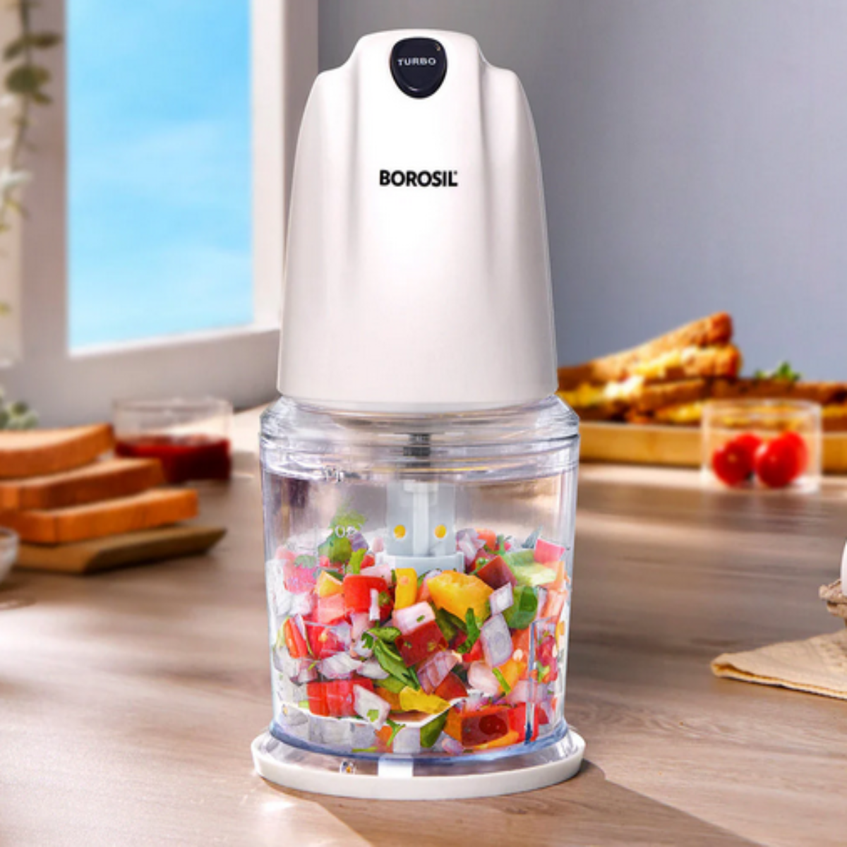 Borosil Chef Delite 260 Watts Electric Chopper - BCH26PBB41