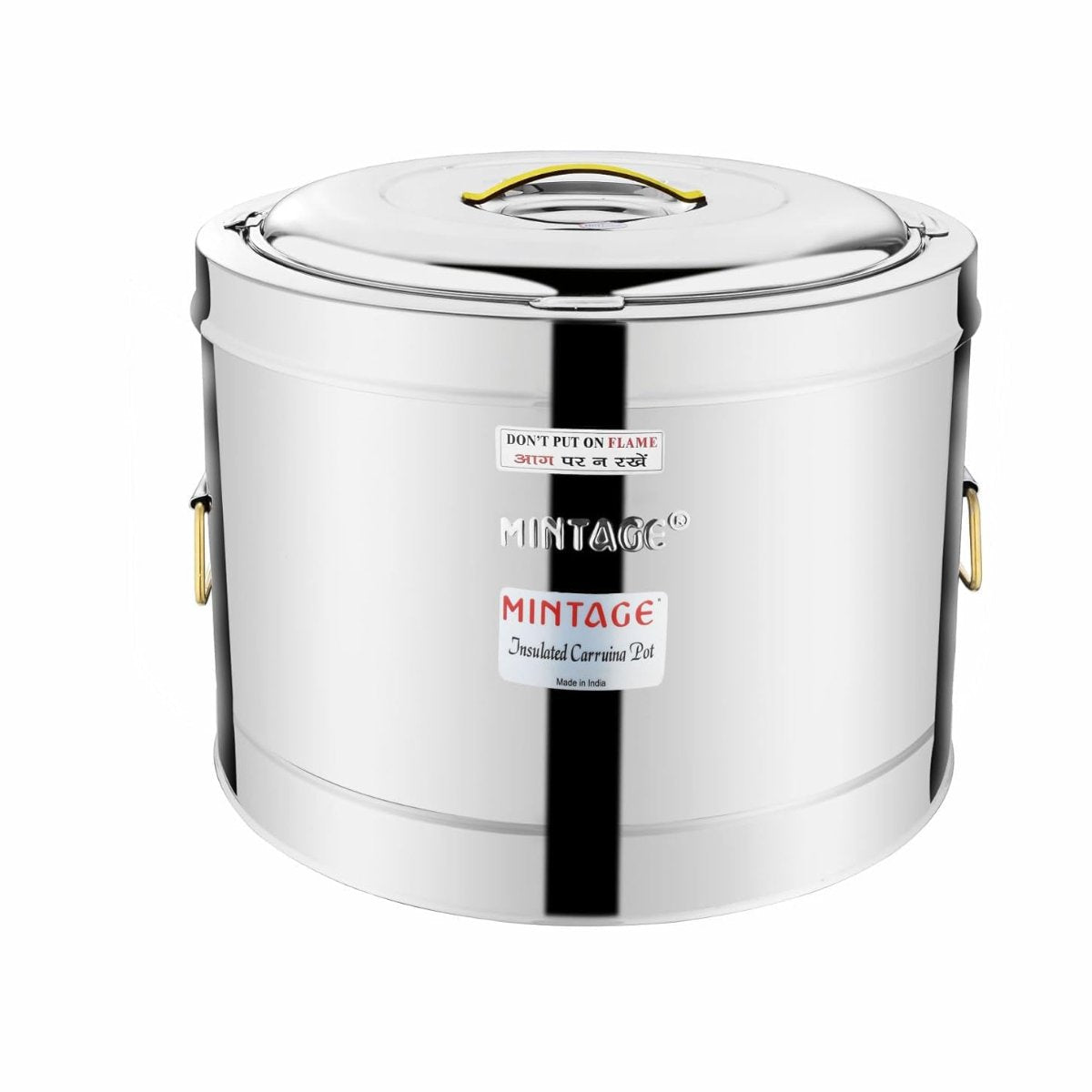 Mintage Stainless Steel Hot Pot 30L Orbit With Side Golden PVD Handle - HP-30