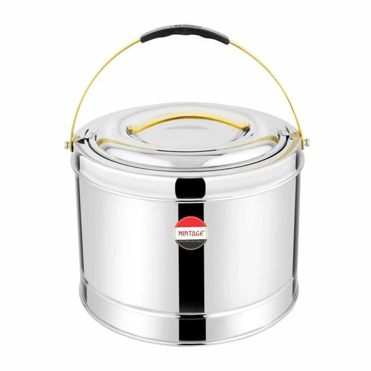Mintage Stainless Steel Hot Pot Orbit 5L with Upper Golden PVD Handles - HP-05