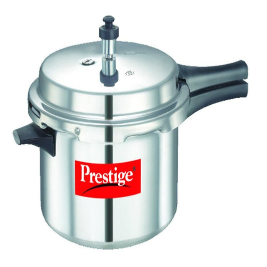 Prestige Popular Virgin Aluminium Outer Lid Pressure Cooker, 5.5L Silver - 10016