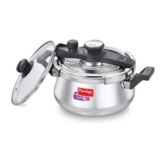 Prestige Svachh Clip-on 5 Ltr Stainless Steel Handi Pressure Cooker - 20233