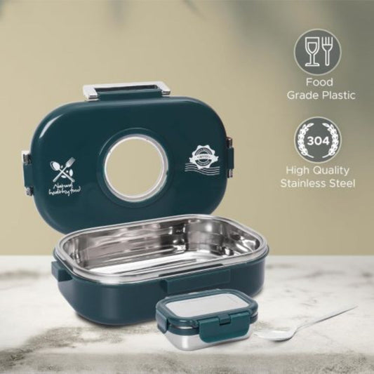 Jaypee Submarine Insulated Inner Stainless Steel Lunch Box for School, Office & Multipurpose - BPA Free