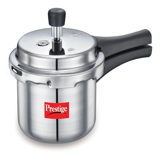 Prestige Popular Virgin Aluminium Outer Lid Pressure Cooker, 1.5L Silver - 10038