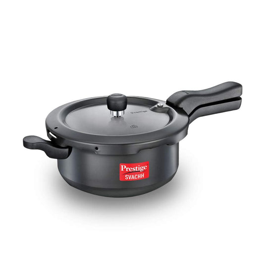 Prestige Svachh Hard Anodised Spillage Control 3.5L Juinor Deep Pan Cooker 20225
