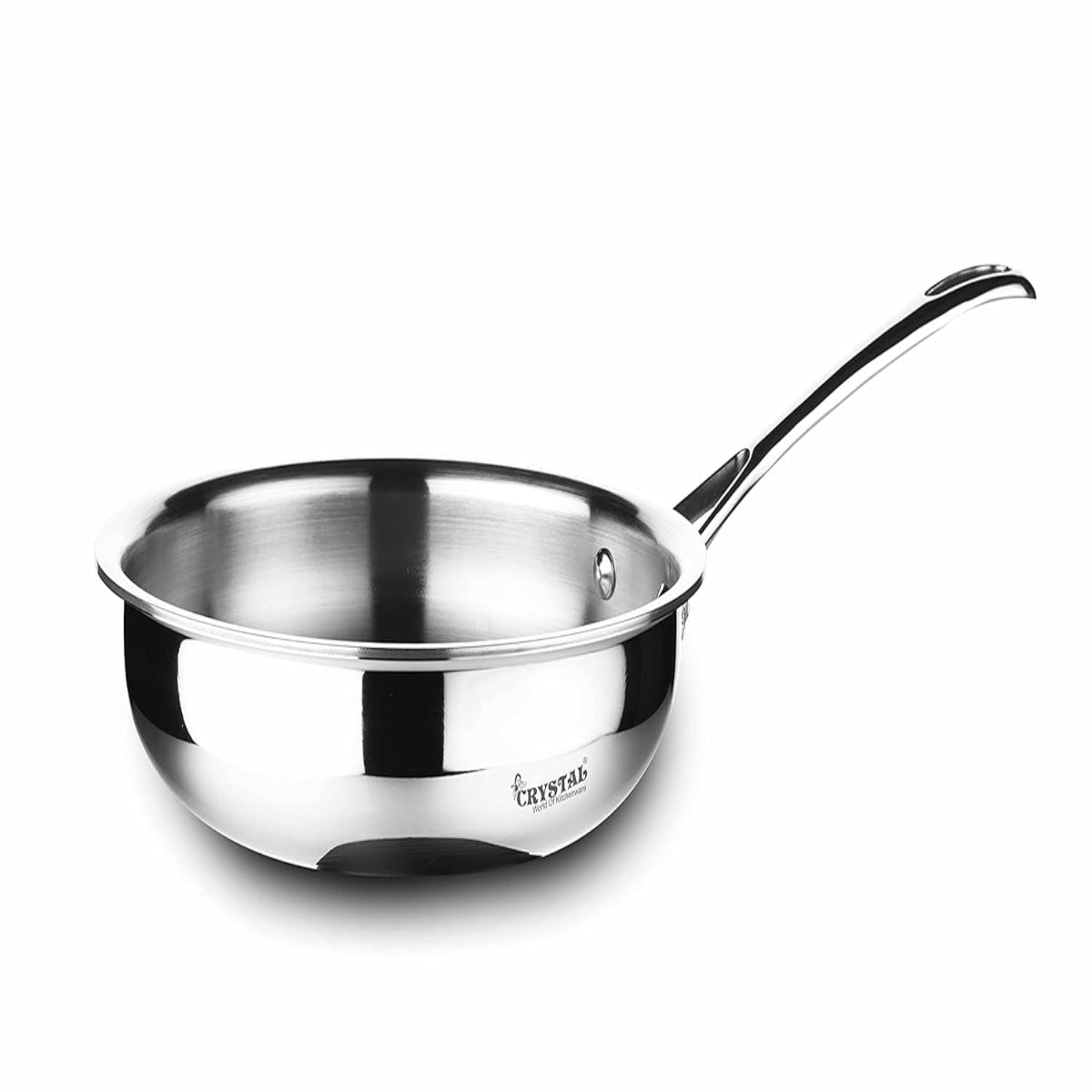Crystal Tri Pro Triply Stainless Steel 24 cm Frypan, Induction Bottom - CTP-FRP-003