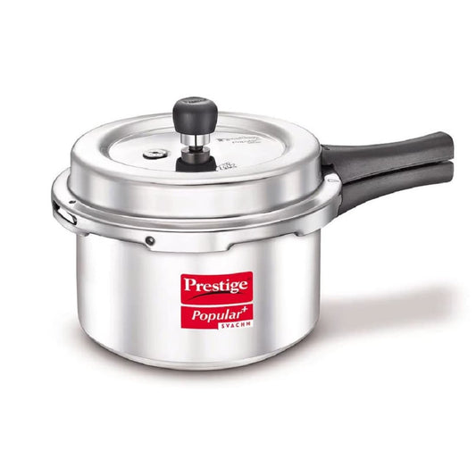 Prestige Popular Plus Svachh Aluminium Outer Lid, 4L Pressure Cooker - 10172