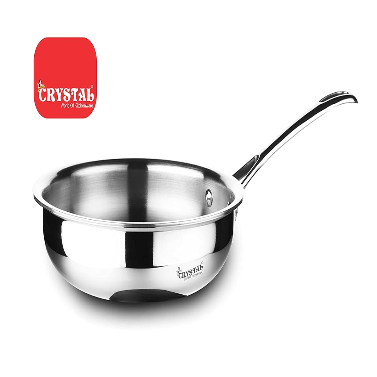 Crystal Tri Pro Triply Stainless Steel 22 cm Frypan, Induction Bottom - CTP-FRP-002