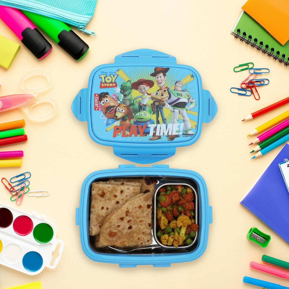 Jaypee  Steel Tek Jr Insulated Inner Stainless Steel Kids Lunch Box - BPA Free