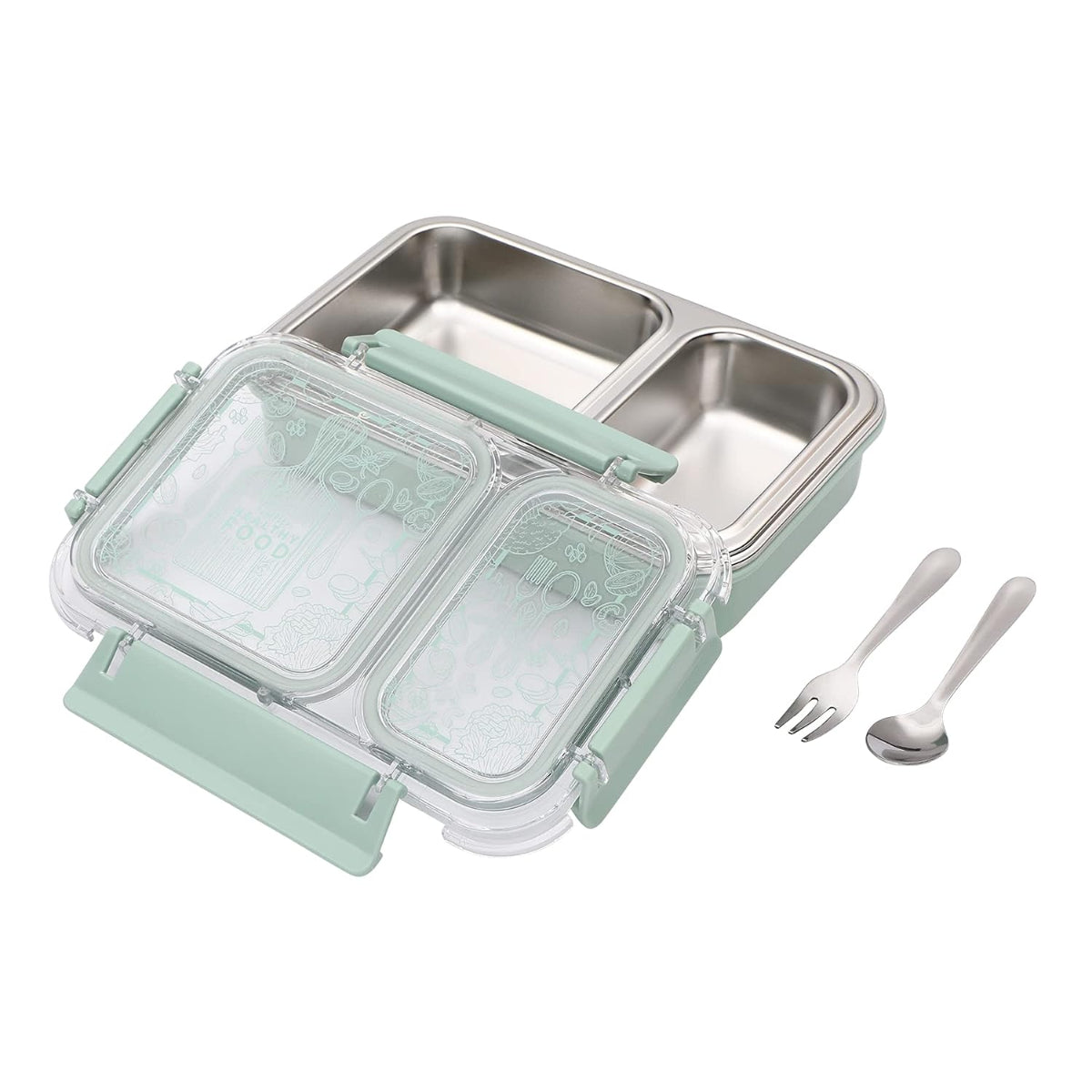 Jaypee Inner Stainless SteelOx Insulated Double Cavity Lunch Box Suitable For School & offices - BPA Free