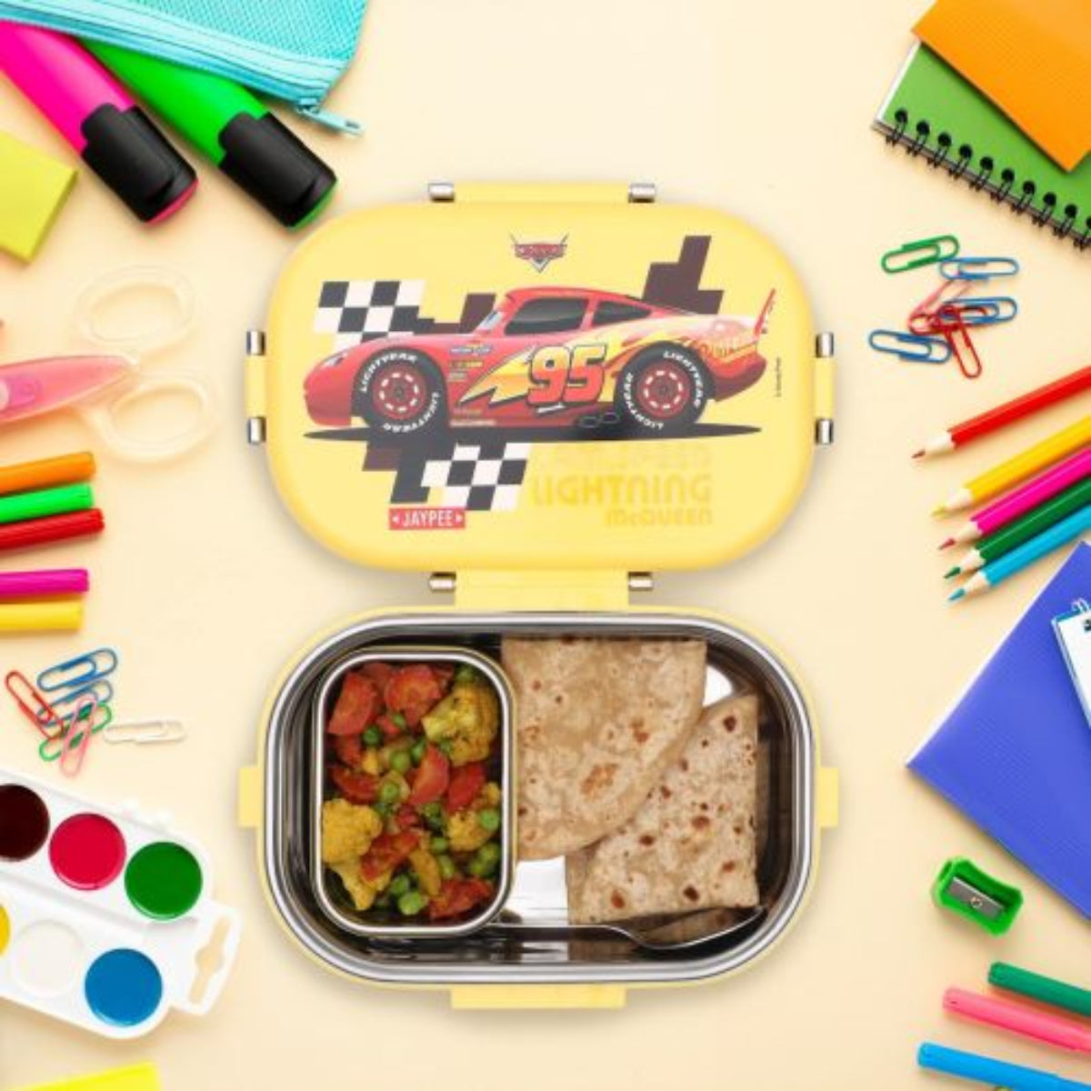 Jaypee Missteel Insulated Inner Stainless Steel Kids Lunch Box - BPA Free