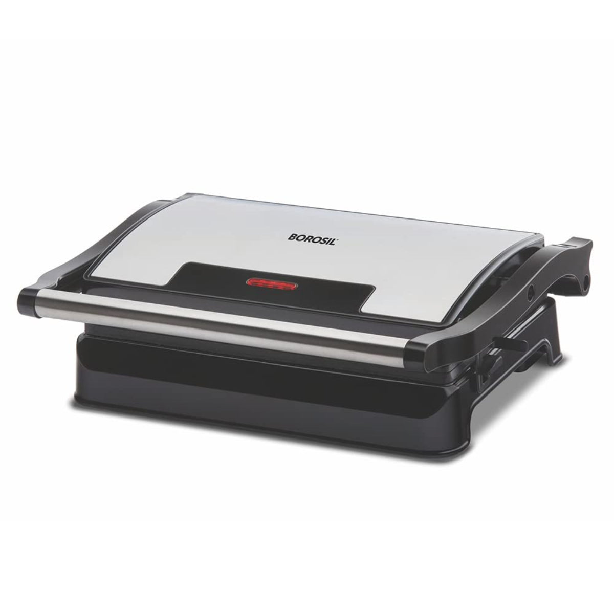 Borosil 700 Watts Meta Prime Grill Sandwich Maker | Opens 90° , 2 Sandwiches - BGRILLSS13