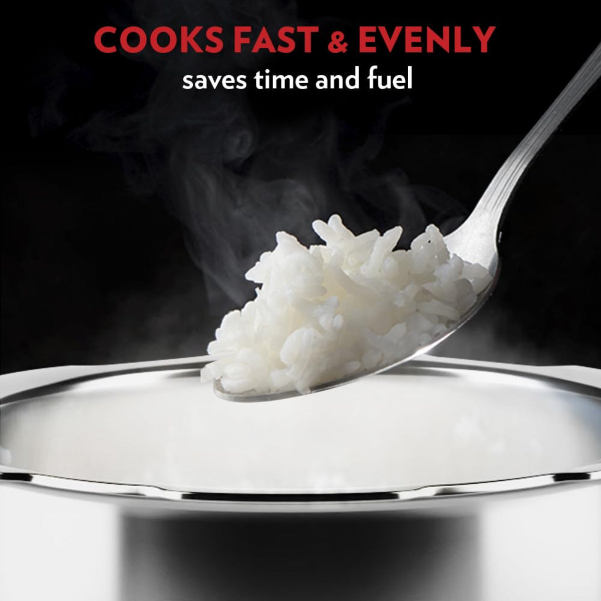 Borosil Presto Triply Stainless Steel Outer Lid 3L Pressure Cooker, Induction - CFTPLYOLC01