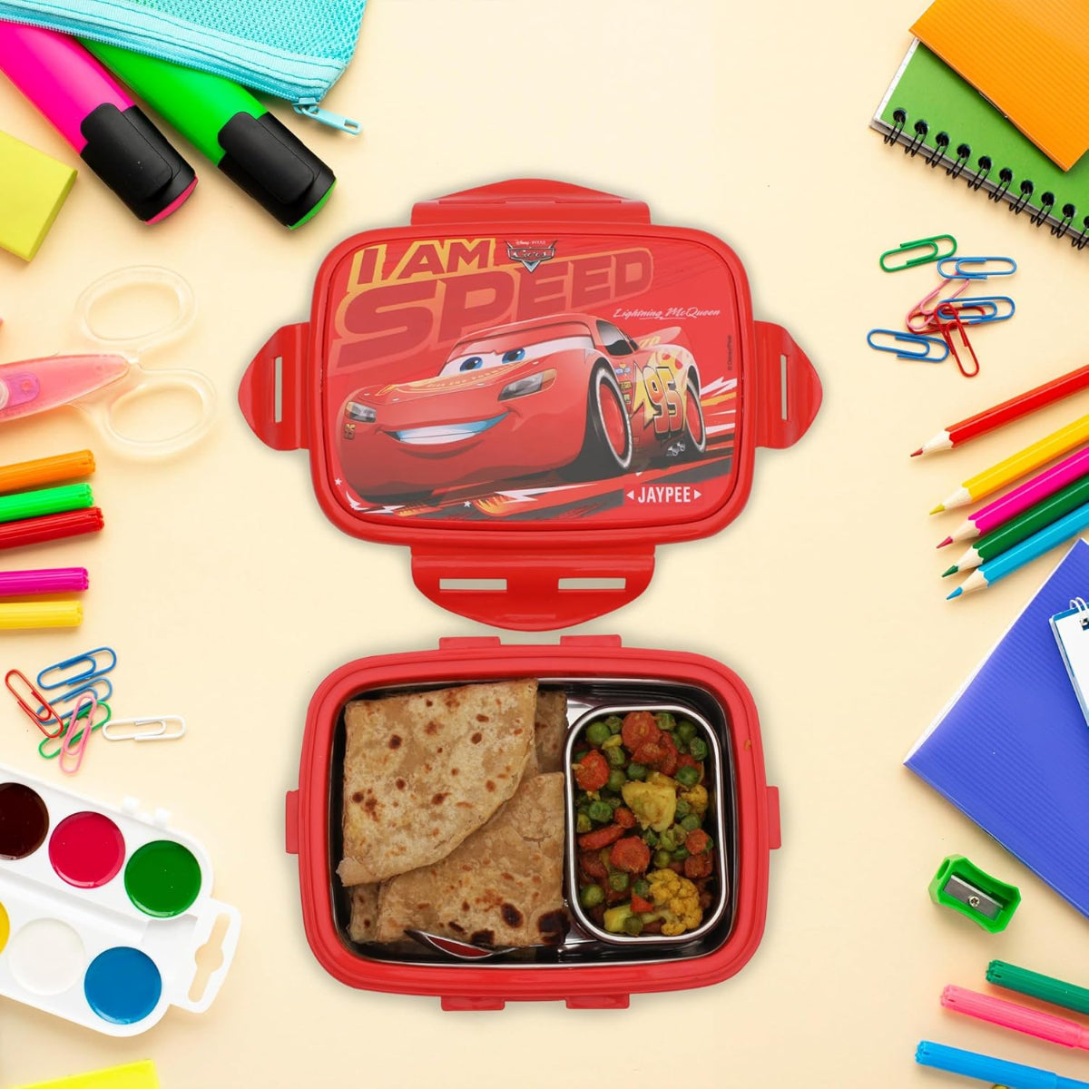 Jaypee  Steel Tek Jr Insulated Inner Stainless Steel Kids Lunch Box - BPA Free
