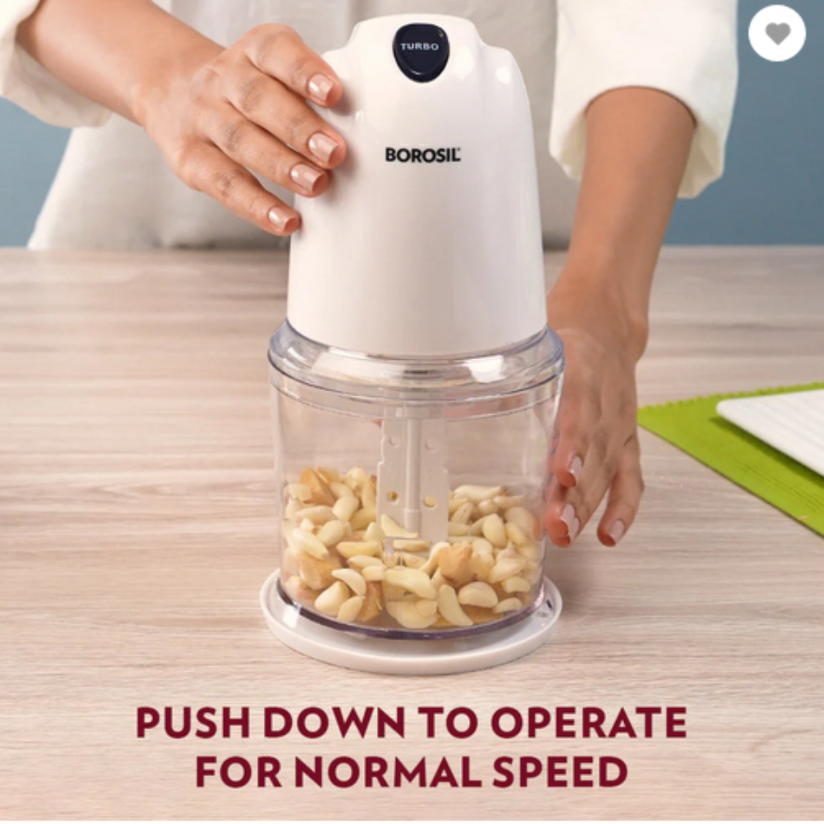 Borosil Chef Delite 260 Watts Electric Chopper - BCH26PBB41