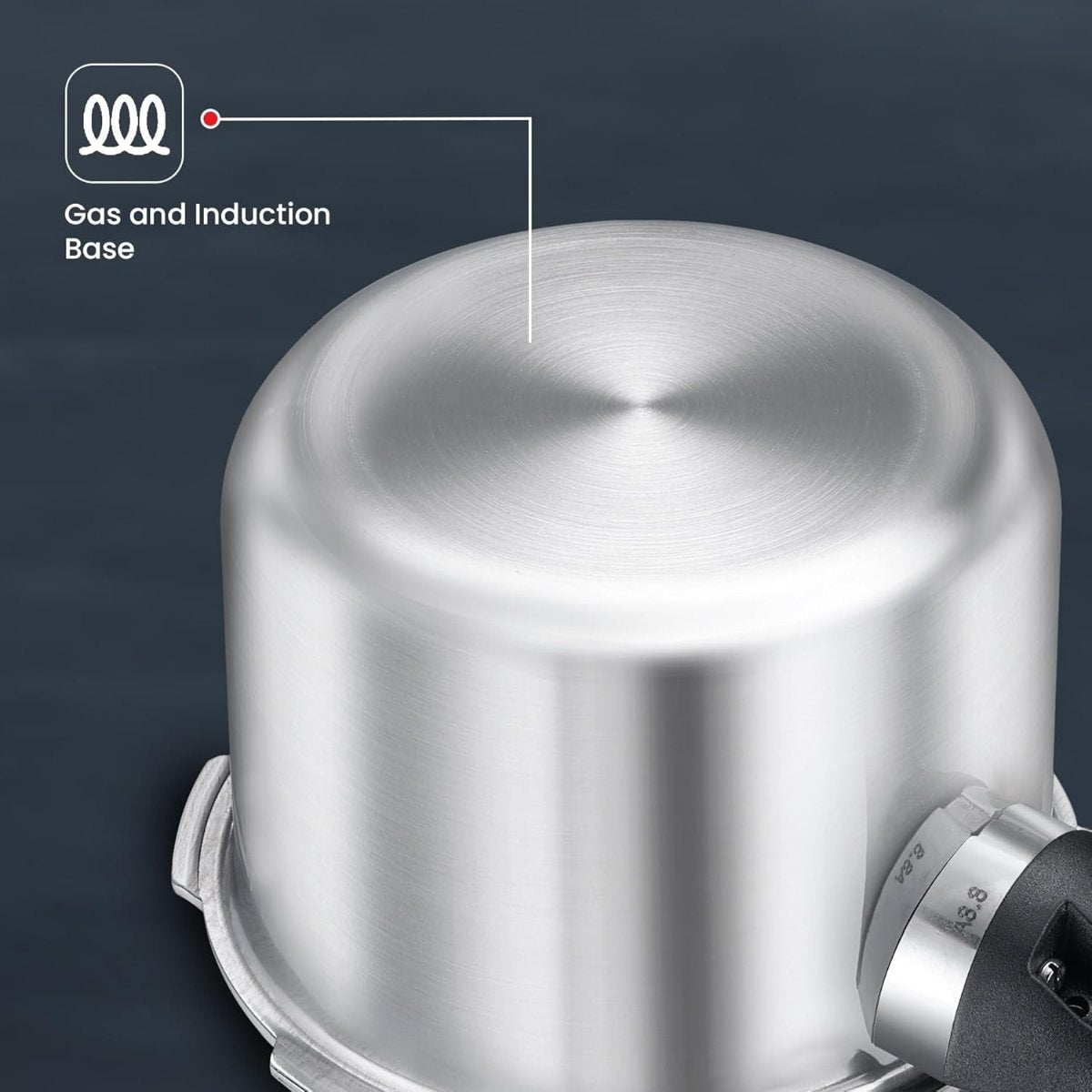 Prestige 1.5 Litre Svachh Triply, Spillage Control, Pressure Cooker - 20716