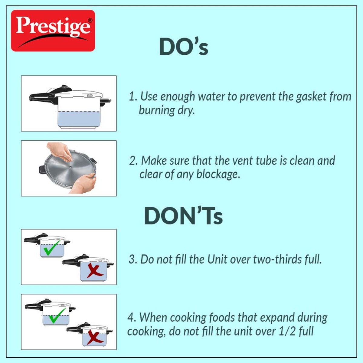 Prestige Popular Plus Virgin Aluminium Outer Lid 10 Liter Pressure Cooker - 10209