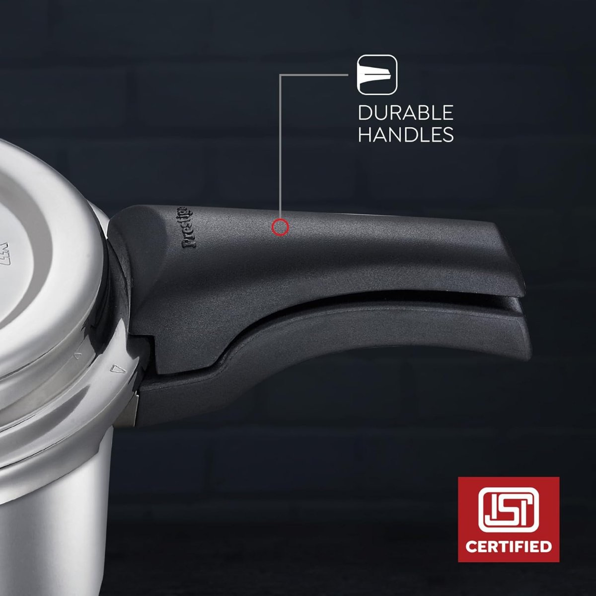 Prestige Deluxe Alpha Svachh Stainless Steel 3.5L Pressure Cooker - 20249