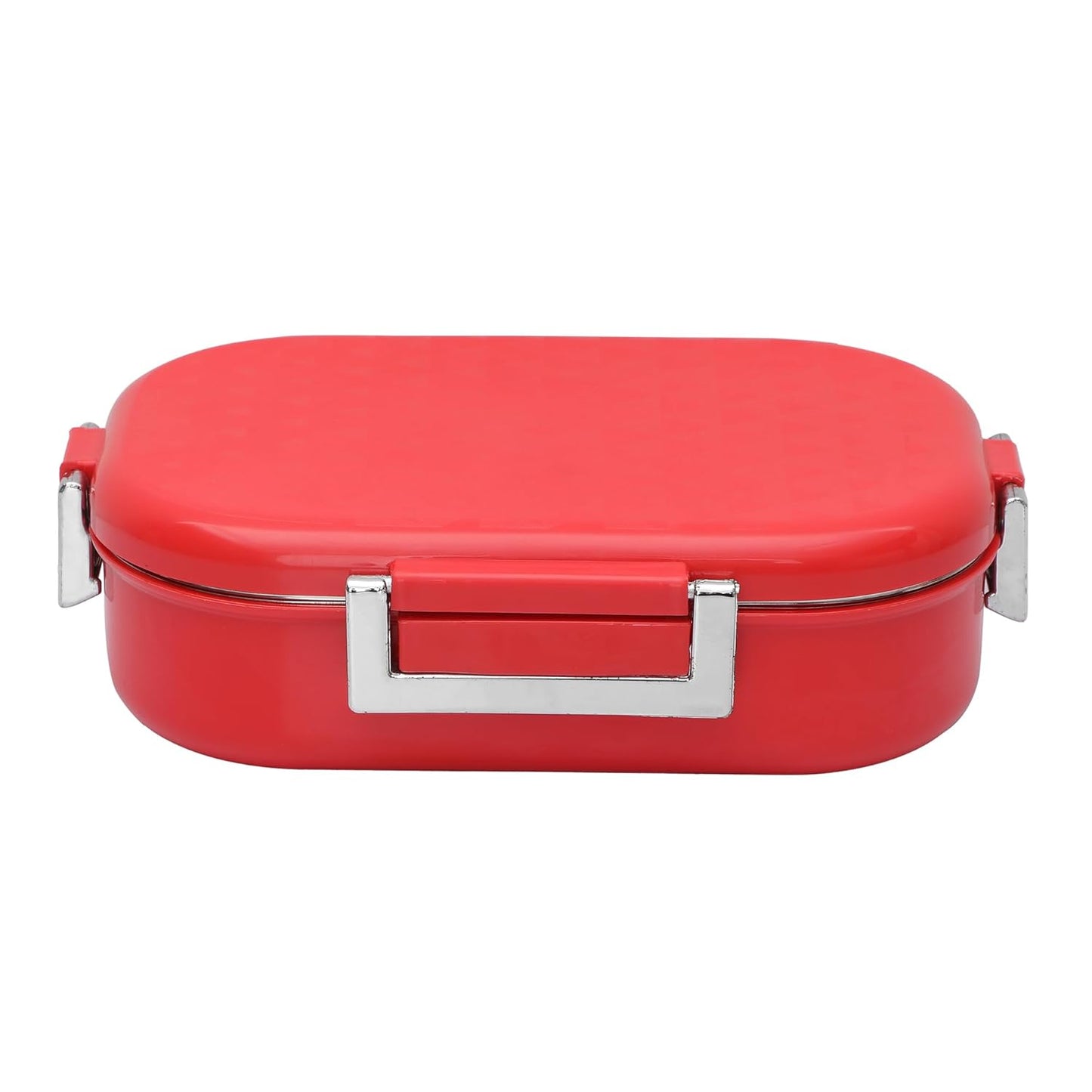 Jaypee Stainless Steel Insulated Airtight, Leak Resistant Lunch Box with Spoon Snapsteel Red Stainless Steel Lunch Pack for Office & School Use 650 ml