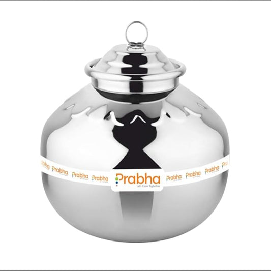 Prabha Stainless Steel Kanha Matki / Waterpot