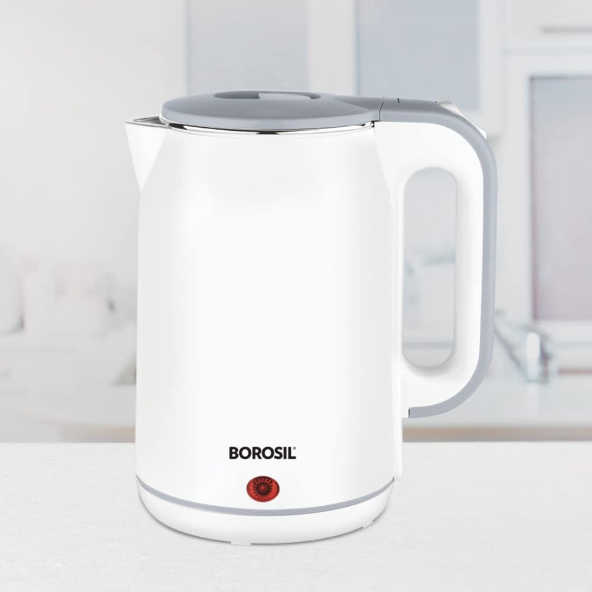 Borosil 1800 Watts Cooltouch 1.8 Ltr Stainless Steel Electric Kettle - BKE18LCT25