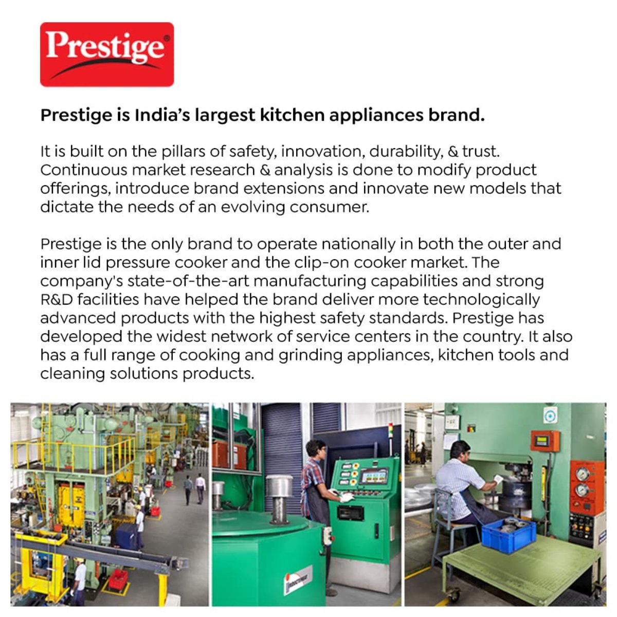 Prestige Svachh FLIP-ON Mini 2 Liter Hard Anodised Pressure Cooker with Glass Lid - 20167