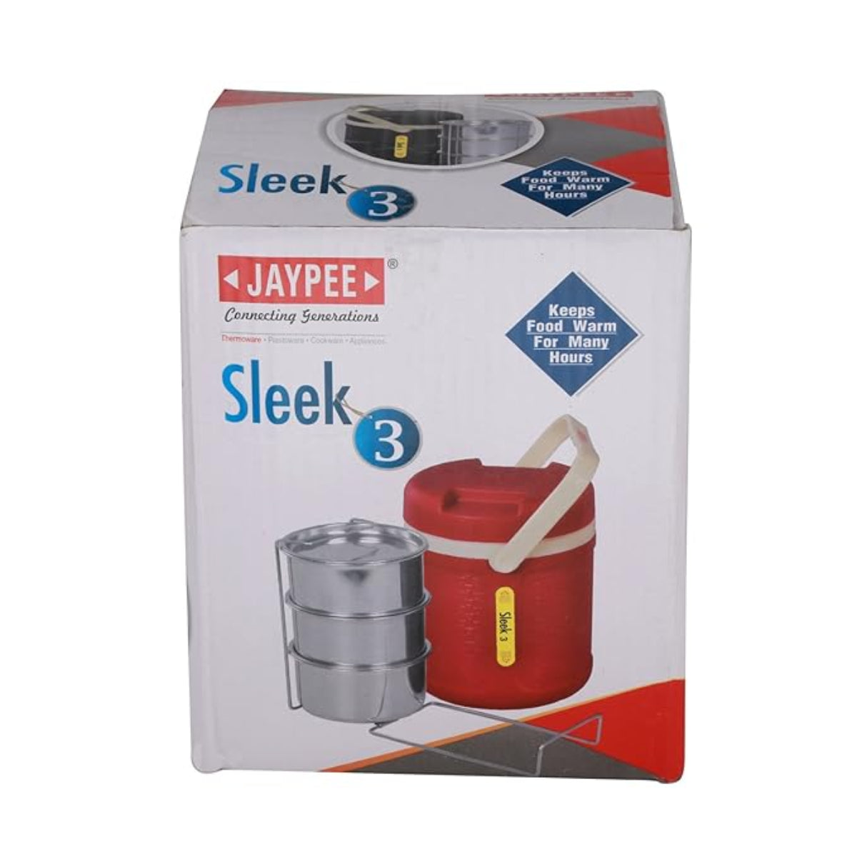 Jaypee Lunch Pack Sleek Carrier 3 Insulated Box