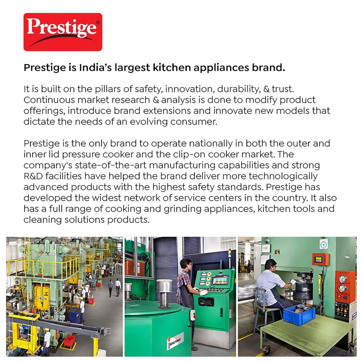 Prestige Nakshatra Essential Svachh Stainless Steel 2L Pressure Cooker - 20536