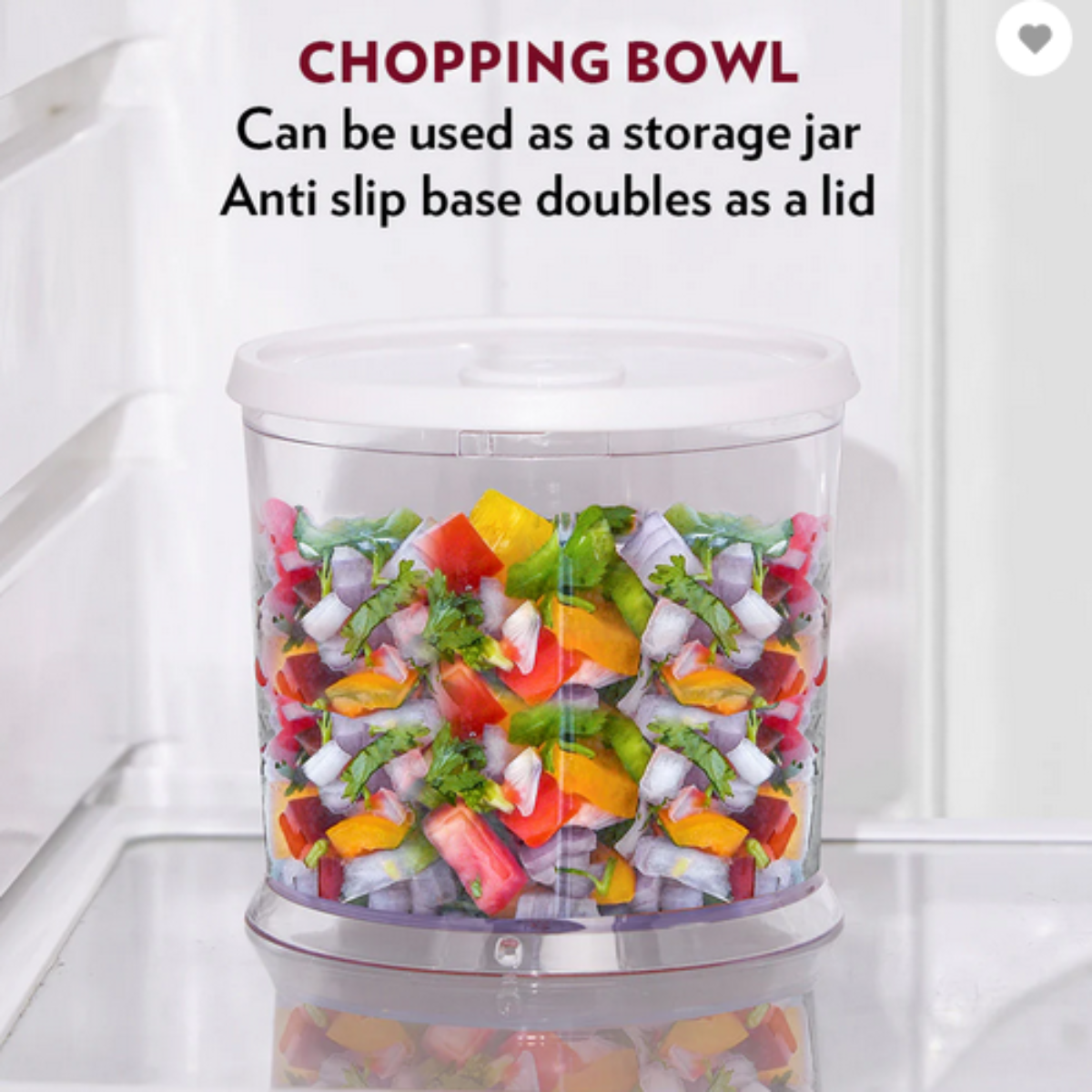 Borosil Chef Delite 260 Watts Electric Chopper - BCH26PBB41