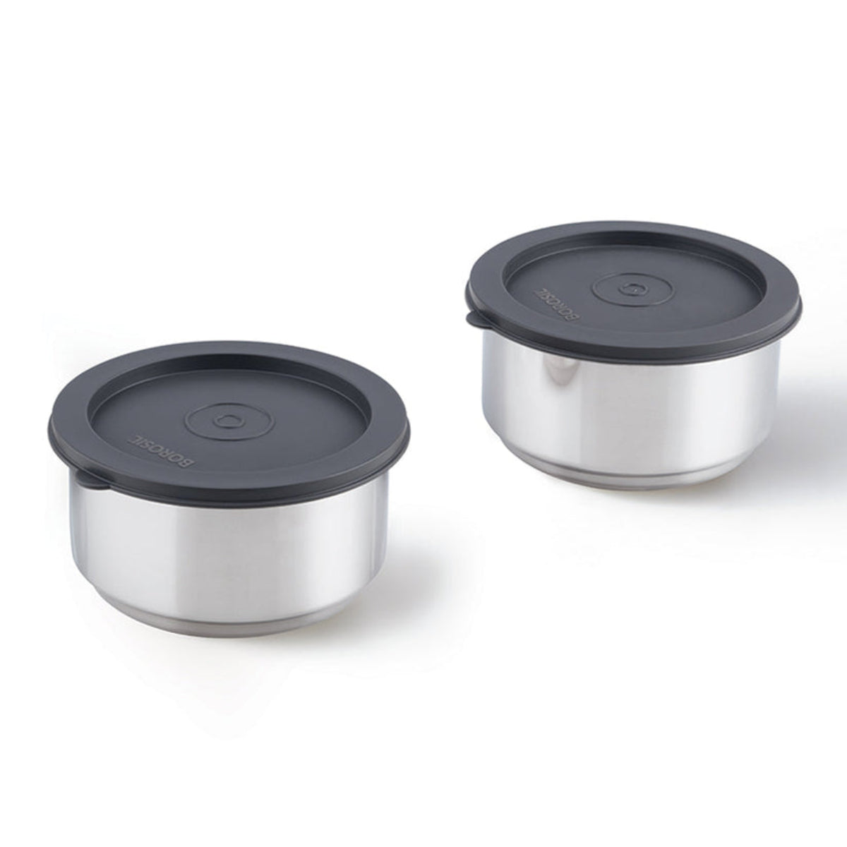 Borosil Carryfresh Lunchbox, Set of 2, Large, 280ml