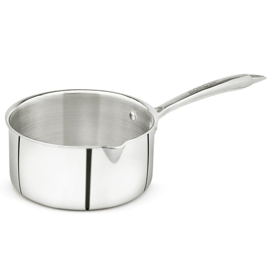 Borosil Cookfresh Triply Saucepan w Spout With Steel Handle 1.7L | 2.1 L