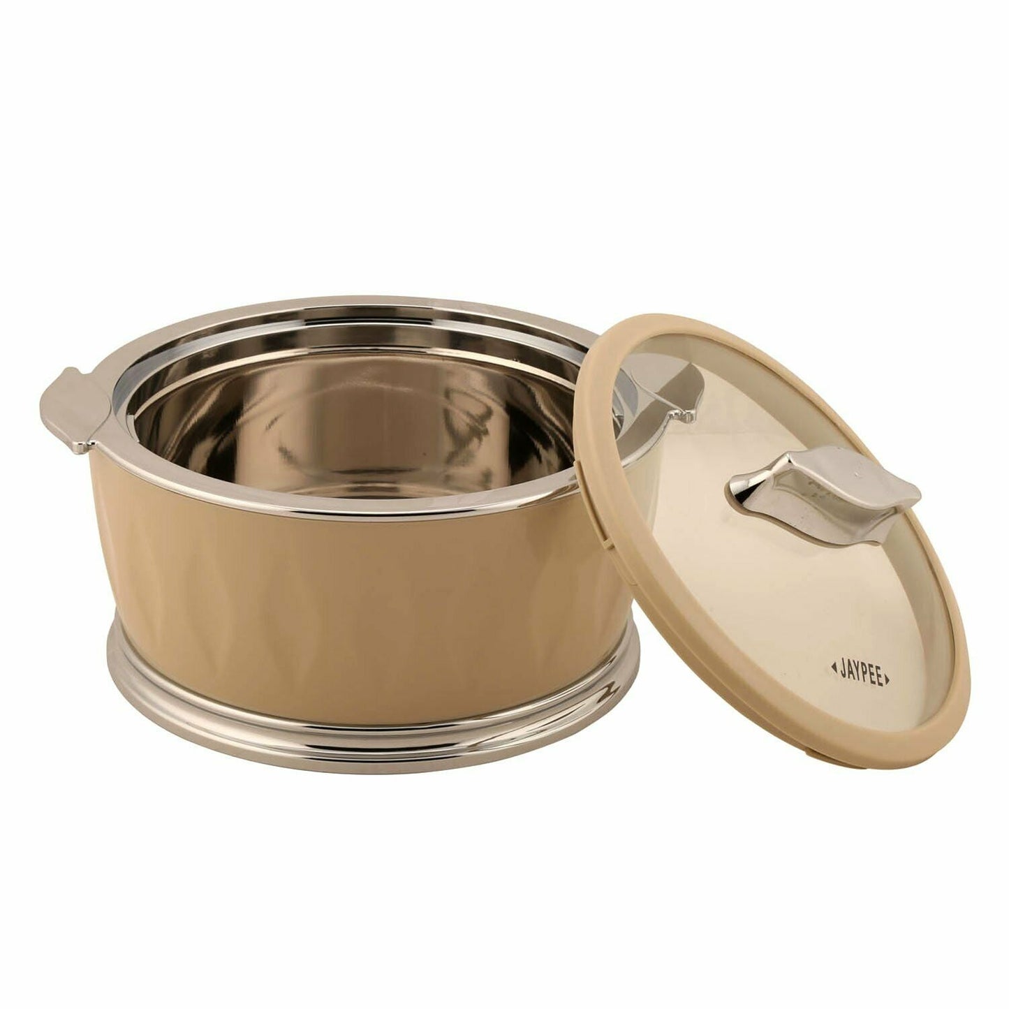 Jaypee Dazzle Beige Set of 3 Casserole Hot Pot Set 1000+1500+2000 ml Jr Gift Set