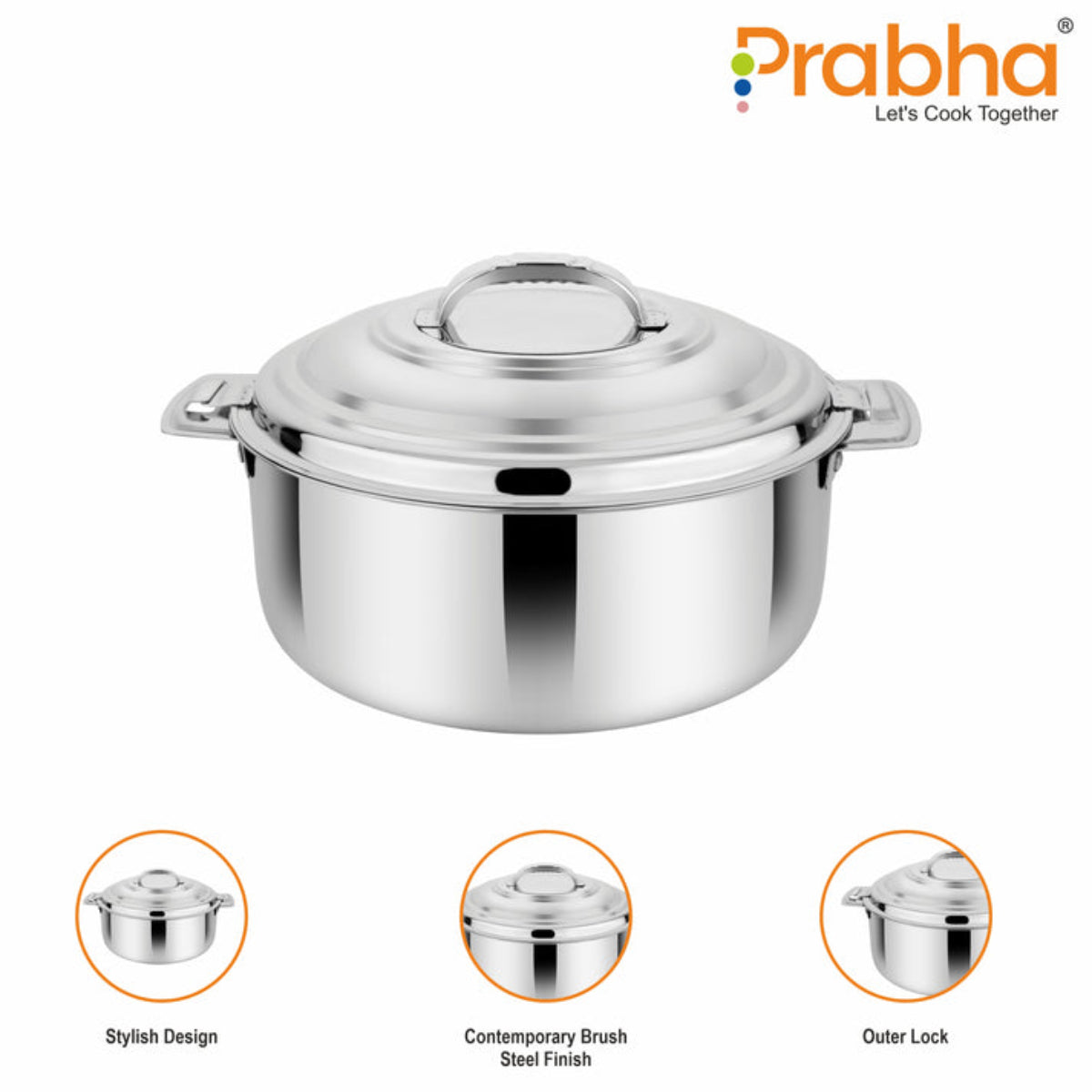 Prabha Galaxy Casserole With Lid