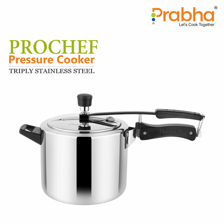 Prabha Stainless Steel Elegant Pressure Cooker