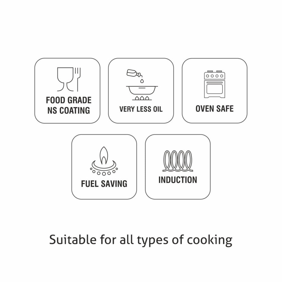 Alda Nero Professional Non Stick Crepe Pan