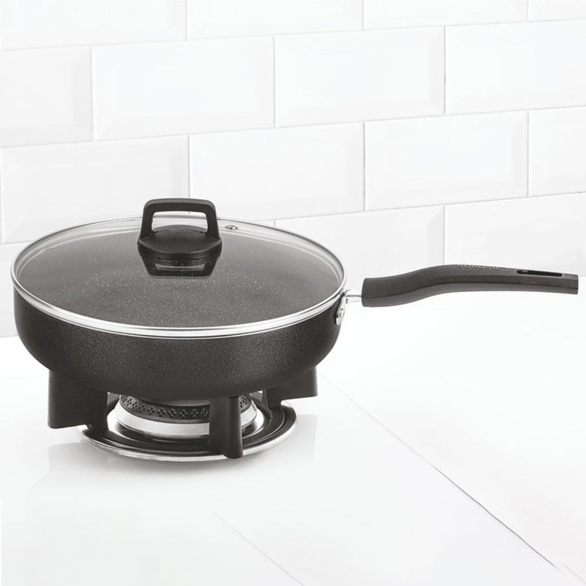 Borosil Granito Nonstick Deep Frying Pan 24cm(2L) |26 cm (2.7L)